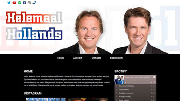 Website bouw door MiCtra: Helemaal Hollands